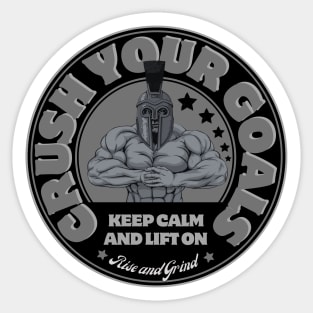 Crush Your Goals. Sticker